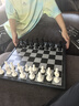 友邦（UB） 国际象棋磁性折叠便携成人儿童学生教学露营用棋4812B-C(大号) 实拍图