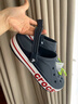 卡骆驰（CROCS）贝雅卡骆班洞洞鞋轻便耐磨一脚蹬休闲鞋女鞋时尚沙滩鞋|205089 白/深蓝-126 41 /42(260mm) 实拍图
