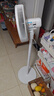 美的（Midea）【飓风节能】七叶柔风立式电风扇/家用轻音落地扇/台式小型风扇/大风力遥控定时摇头风扇 SAH35BSJ 实拍图