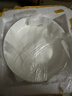 白莲花系列家用纯白陶瓷餐具米饭碗菜盘面碗汤碗微波炉适用 白莲花8英寸盘4只 实拍图