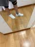 安踏男鞋板鞋小白鞋男士运动鞋夏季防泼水厚底减震透气休闲鞋新款 【厚底减震小白鞋】象牙白/芯片灰-1 45 (280mm) 实拍图