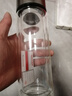【京东物流配送】高硼硅双层玻璃杯大容量泡茶杯水杯子茶水分离杯 【双层加厚】茶杯350ml1只 实拍图