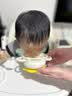 葆氏宝宝辅食碗儿童吃饭吸盘鹰嘴硅胶可折叠收纳双耳蛋花碗儿童餐具 实拍图