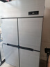 奥克斯（AUX）四门冰箱商用冷藏冷冻双温冰柜六门大容量冰箱餐饮厨房饭店立式不锈钢保鲜柜四开门冰箱冷藏展示柜 经济款四门 | 铜管制冷【上冻下藏-15℃】 实拍图