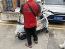 绿源（Luyuan）电动摩托车M7U74公里长续航国民好车60V5块铅酸电池大动力1000W电机电瓶车代步通勤云影灰 实拍图