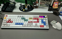 TickType塔塔次方机械键盘DP104三模2.4G蓝牙HiFi成品办公学生游戏铝坨坨无畏契约三角洲 PP静轴像素白 实拍图