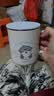 膳魔师（THERMOS）马克杯不锈钢茶杯大容量把手杯保温咖啡杯团购生日礼物TEMC 【不锈钢茶漏】猫福珊迪蓝白 400ml 附杯垫 实拍图