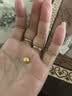 实时金 【足金9999】足金金豆水贝黄金小金豆子送女友礼物投资收藏金 金豆豆*1颗（足金999.9） 2克/颗 实拍图