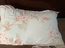 无印良品纯棉枕套A类100%新疆棉枕头套全棉枕芯套 48x74cm一对装 如梦粉 实拍图