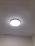 欧普照明（OPPLE）全光谱护眼吸顶灯卧室灯智能LED照明灯具简约现代快装圆形 实拍图