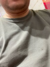 MARKLESS【安心品质】纯棉亲肤T恤男士纯色短袖打底衫5630 楠木茶 2XL 实拍图