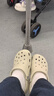 卡骆驰（CROCS）檀健次同款经典洞洞鞋轻便百搭女沙滩鞋包头拖鞋男鞋|10001 骨白色-2Y2(含智必星) 39 (240mm) 实拍图