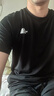 北面（The North Face）速干T恤男短袖休闲吸湿半袖透气纯色简约春夏新款 黑色 L/175 实拍图