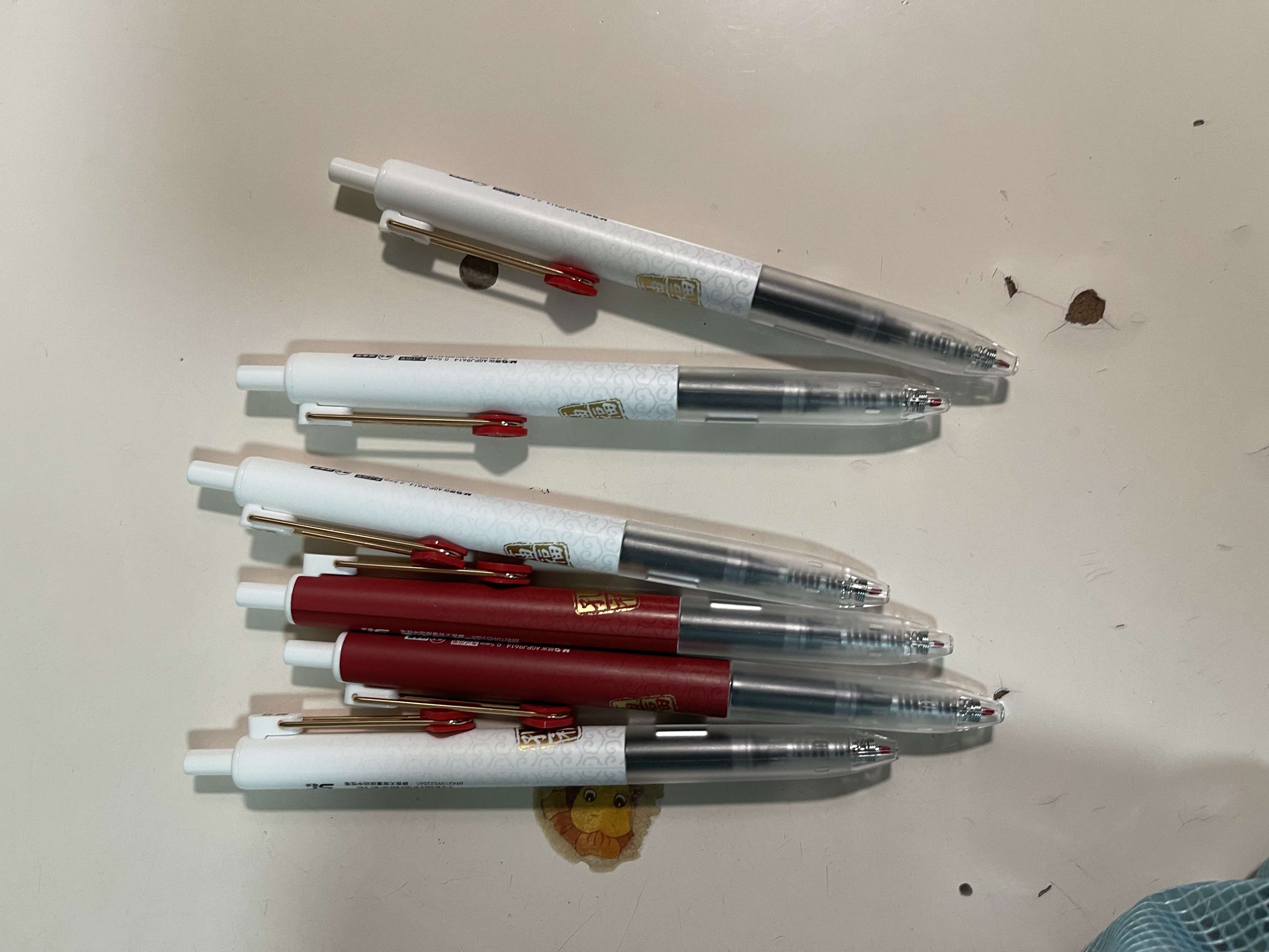 晨光（M&G）文具黑色按动中性笔0.5 孔庙祈福考试专用签字笔 ST速干学生刷题 12支AGPJ9614A笔杆颜色随机开学 实拍图