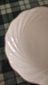ARST雅誠德陶瓷盘子菜盘家用新款高脚碗纯白浮雕乔迁餐具轻奢抗菌碗碟套装礼 8