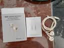 联想（Lenovo）有线耳机 HIFI音质高解析音频带麦降噪直播k歌唱歌音乐运动半入耳式游戏电脑耳机type-c YF01米色 实拍图