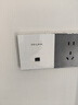 普联（TP-LINK） 全屋WiFi6无线ap面板千兆套装ax3000网络覆盖ac+ap易展组网Poe路由器 6个面板+9口路由【5色可选】 实拍图