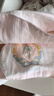 全棉时代婴儿隔汗巾儿童纯棉吸汗巾开学幼儿园垫背39×19cm小免米白粉 3条 实拍图