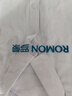 罗蒙（ROMON）纯色商务职业正装男士白衬衫工装男装短袖衬衣男CS72白色5XL 实拍图