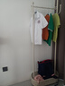 全品屋衣架落地立式衣帽架挂衣架晾家用可移动带轮衣服卧室宿舍收纳架子 【清仓处理】【家居风奶油白】 收纳置物篮-长60cm 实拍图