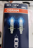 欧司朗（OSRAM）汽车灯泡 大灯远光灯近光灯卤素灯 亮白蓝H7【4000K】12V 55W 实拍图