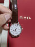 飞亚达（FIYTA）手表女经典系列女士石英表防水镶钻时尚女表母亲节送礼 【畅销】棕色牛皮带 实拍图
