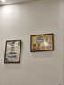 爱墨绘A3实木相框挂墙装饰画框宝宝照片海报拼图框证书装裱展示框胡桃色 实拍图