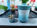 膳魔师（THERMOS）旅行茶具露营户外高端车载便携办公保温茶壶茶杯杯具套装礼物礼盒 豆青（陶瓷内胆附礼盒礼袋）FCBG 实拍图