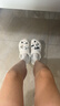 卡骆驰（CROCS）白鹿同款经典云朵洞洞鞋时尚百搭女鞋花园鞋沙滩鞋|206750 骨白色-2Y2(含智必星) 36 /37(230mm) 实拍图