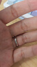 唯一（Winy）施华洛世奇锆999足银情侣对戒男女款一对戒指送女友求婚表白礼物 实拍图