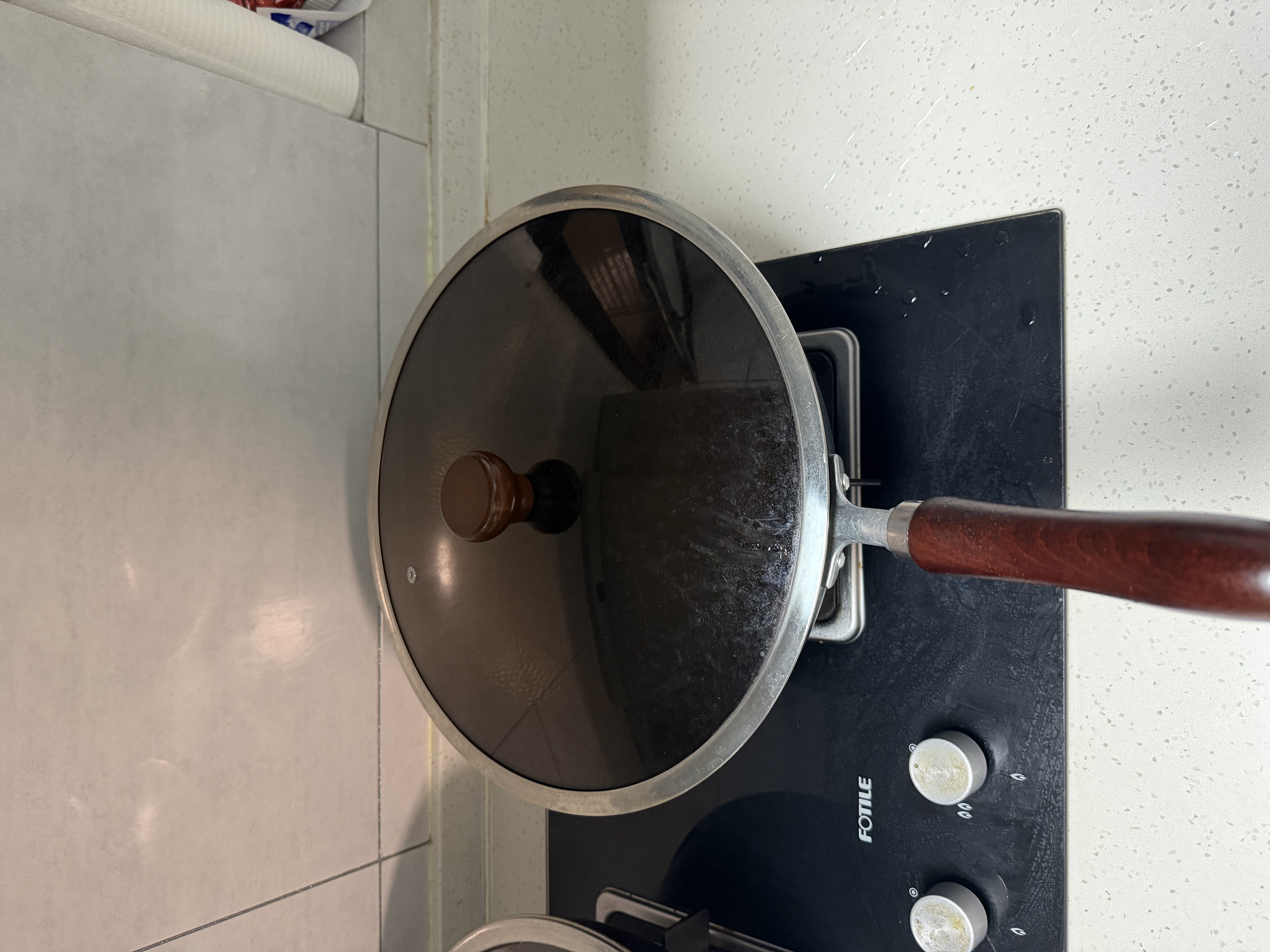 冀创炒锅铁锅健康无涂层精铁家用炒菜锅不易生锈炉灶通用 锤印轻便款（赠锅盖） 32cm 实拍图