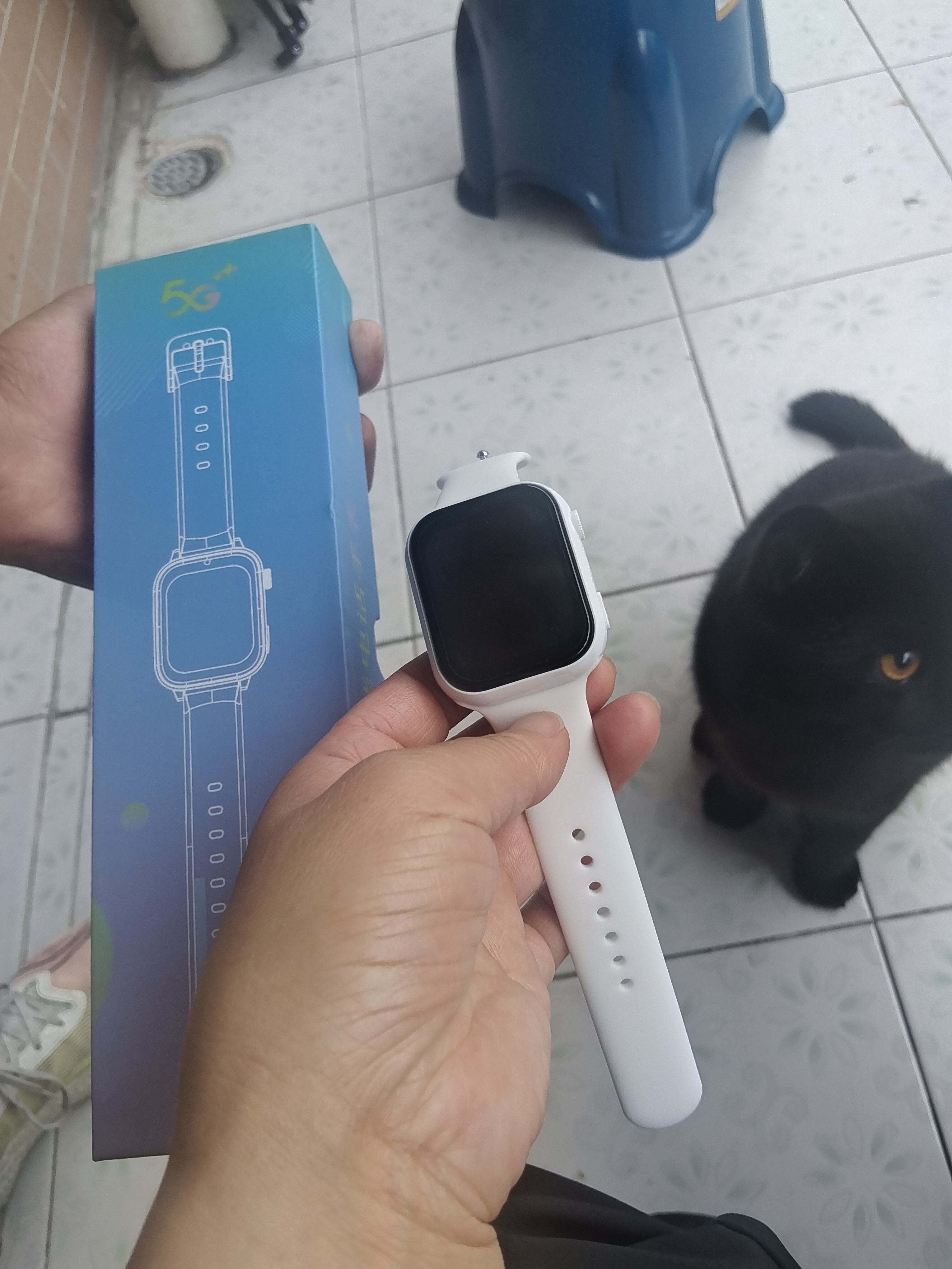HUWYLE【2026新款】华为手机适用电话儿童表手12-18岁初高中生定位功能 白色20核+256G【护眼防摔屏+AI助学+定位】 实拍图