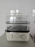 美的（Midea）电蒸锅 家用大容量电蒸箱可视蒸笼蒸锅 蒸蛋器电煮锅早餐机 蒸煮一体多功能蒸汽锅 上蒸下煮 17.5L 【双旋钮大容量】ZGE302399 实拍图