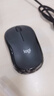 罗技（Logitech）M220 轻音鼠标 无线鼠标 办公鼠标 对称鼠标 带无线微型接收器 灰黑色 实拍图