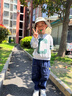 Kocotreekk树儿童防晒帽防紫外线宝宝遮阳帽夏季男童女童太阳帽沙滩大帽檐 实拍图