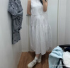 优衣库棉麻层叠连衣裙/无袖女装裙子26春夏新款482788 60 浅蓝色 2XL 实拍图