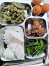 今万福304不锈钢餐盘饭盒分格 快餐盘学生餐盒 六格350g 洗碗机可用 实拍图