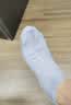 全棉时代儿童袜子7A抗菌婴幼儿宝宝纯棉透气中筒袜 紫粉白 14-16cm 实拍图