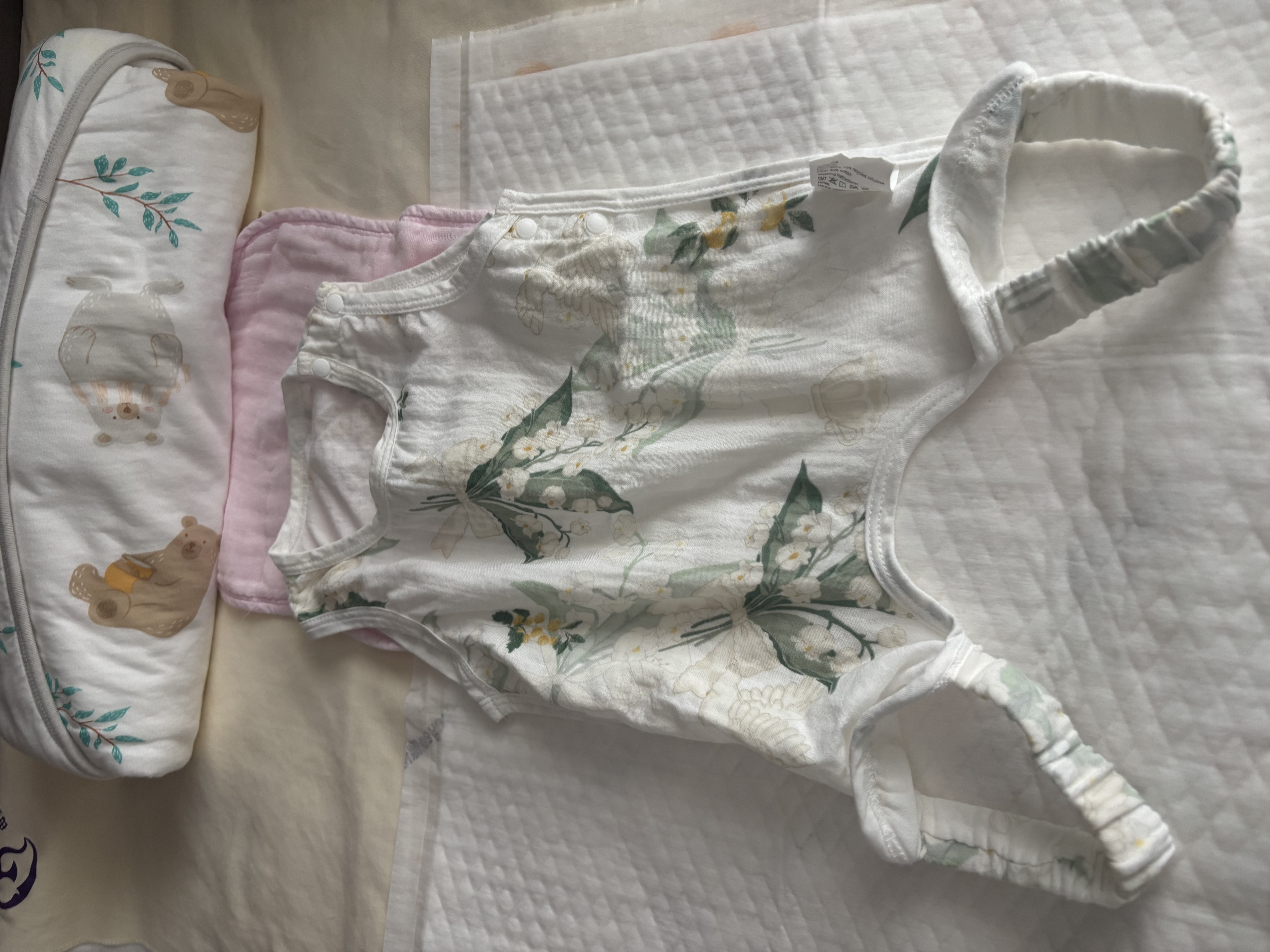 贝肽斯肚兜婴儿护肚子夏季纱布宝宝肚围新生儿衣服防着凉背心神器 实拍图