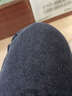 佐马仕 蓝灰高腰牛仔裤女秋冬季新款加绒加厚韩版修身弹力显瘦紧身九分 蓝灰 加绒 30 实拍图