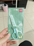 得力（deli）儿童剪刀剪子手工小学生剪刀剪纸安全圆头美工小剪刀文具一年级幼儿园3-6岁 绿色6021 晒单实拍图