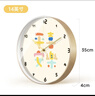 BBA挂钟客厅家用挂钟创意时钟挂墙中式现代装饰石英钟 平安喜乐35cm 实拍图