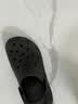 CROCS卡骆驰檀健次同款经典泡芙洞洞鞋轻便舒适男女同款花园鞋|207521 黑色-001(含智必星) 39 (240mm) 实拍图
