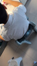 罗蒙男童短袖polo衫校园服饰春夏新款T恤女童班服 白色短袖POLO衫 150 实拍图