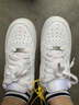耐克NIKE女空军一号AF1 运动鞋DD8959-100白38 实拍图