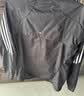 adidas简约三条纹跑步运动立领夹克外套男装秋季阿迪达斯官方 黑色/白（推荐选大一码）   3XL 实拍图