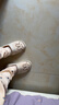 妈妈果月子鞋夏季薄款产妇包跟厚底孕妇月子拖鞋防滑软底透气大码56月份 【新升级】彩棉小兔 38-39 实拍图