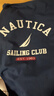 诺帝卡（NAUTICA）吸湿速干儿童抗菌短袖NAUTICA中大童青少年26夏新款户外防晒圆领T 诺帝卡蓝 160 实拍图