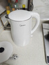 美的（Midea）电热水壶烧水壶1.7L304不锈钢0涂层双层隔热自动断电1500W养生冲奶 MK-SH17M130【价保618】 实拍图