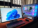 瓦尔基里（VALKYRIE）VK03 WHITE 白色 ATX 游戏电脑台式机箱 支持360水冷 6.2吋触摸屏 270°海景房 实拍图